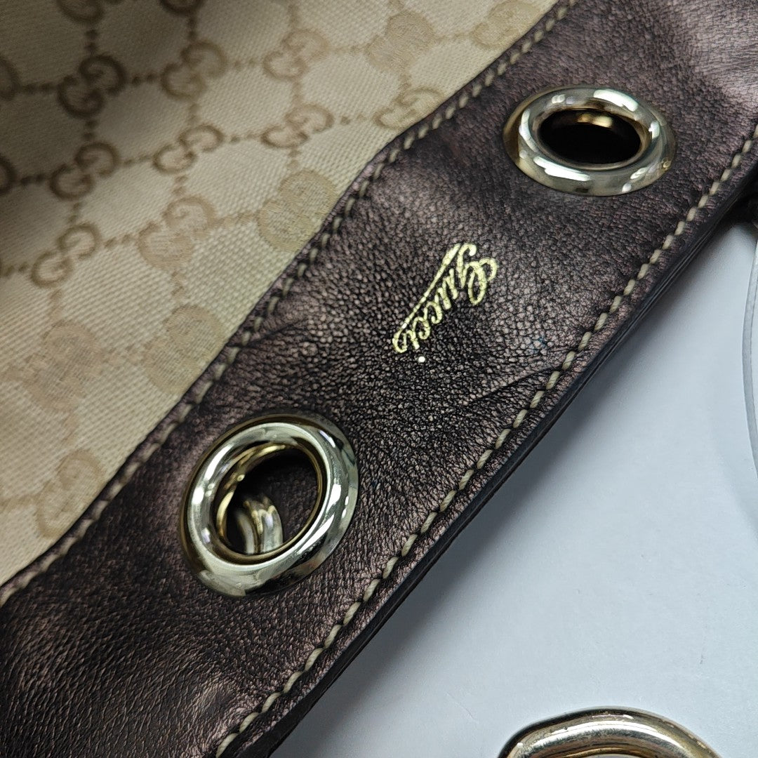 Positano Monogram Canvas Brown