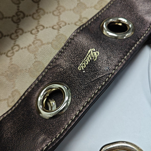 Positano Monogram Canvas Brown