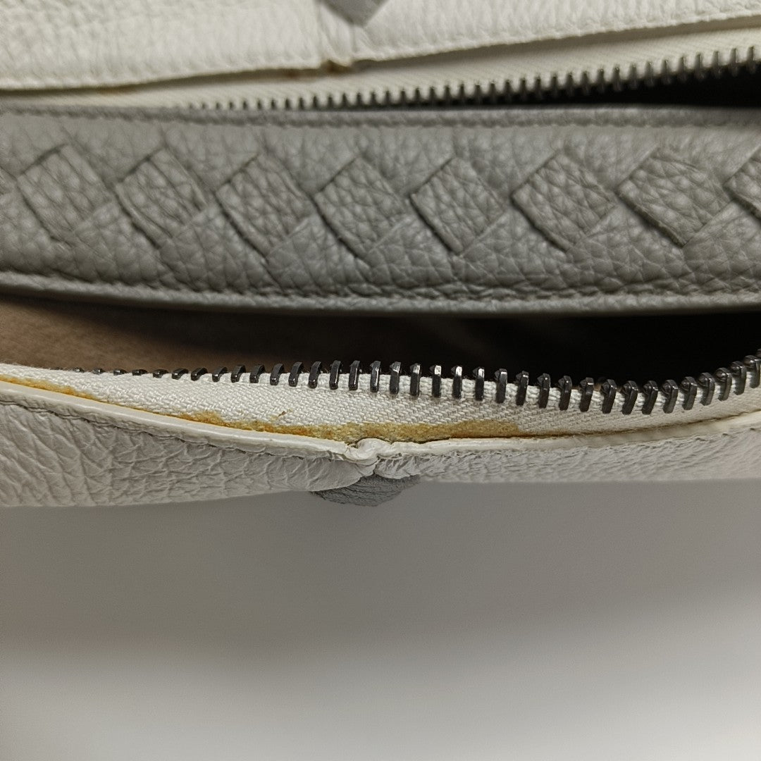 Calfskin Top Handle Bag White