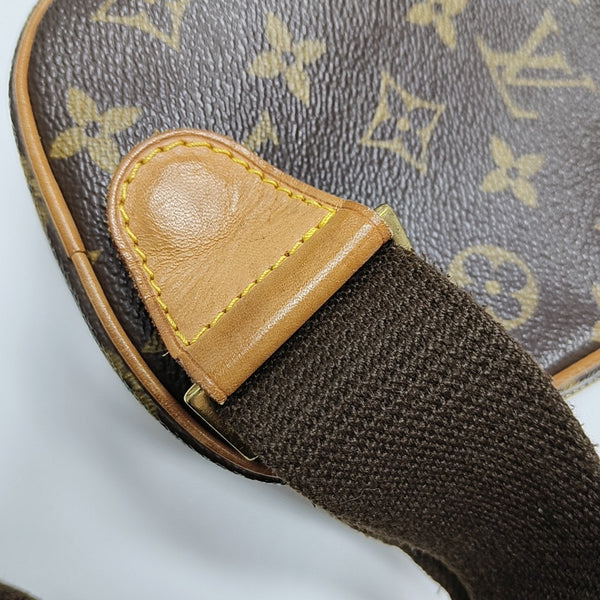GANGE Monogram Coated Canvas Brown