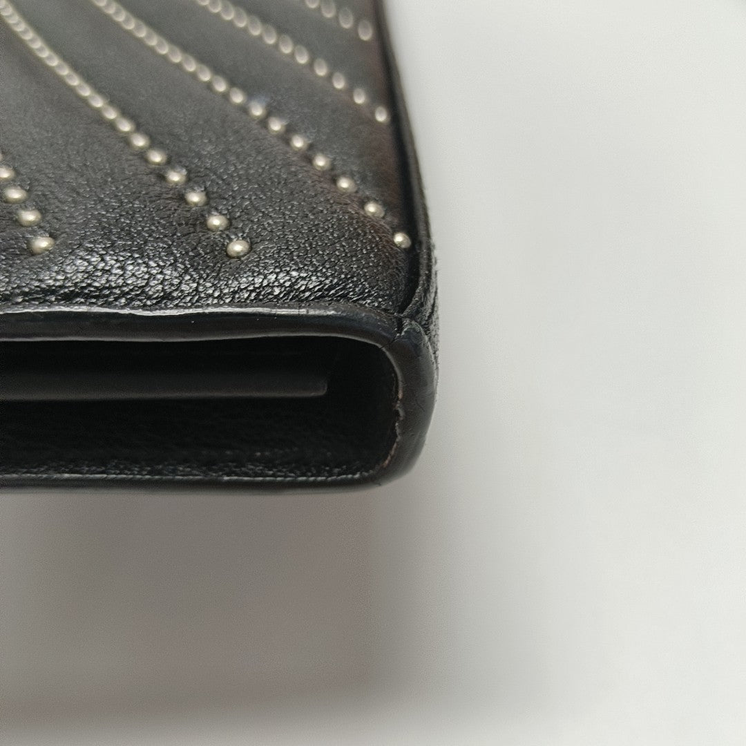 MONOGRAM Medium Chevron Calfskin Black
