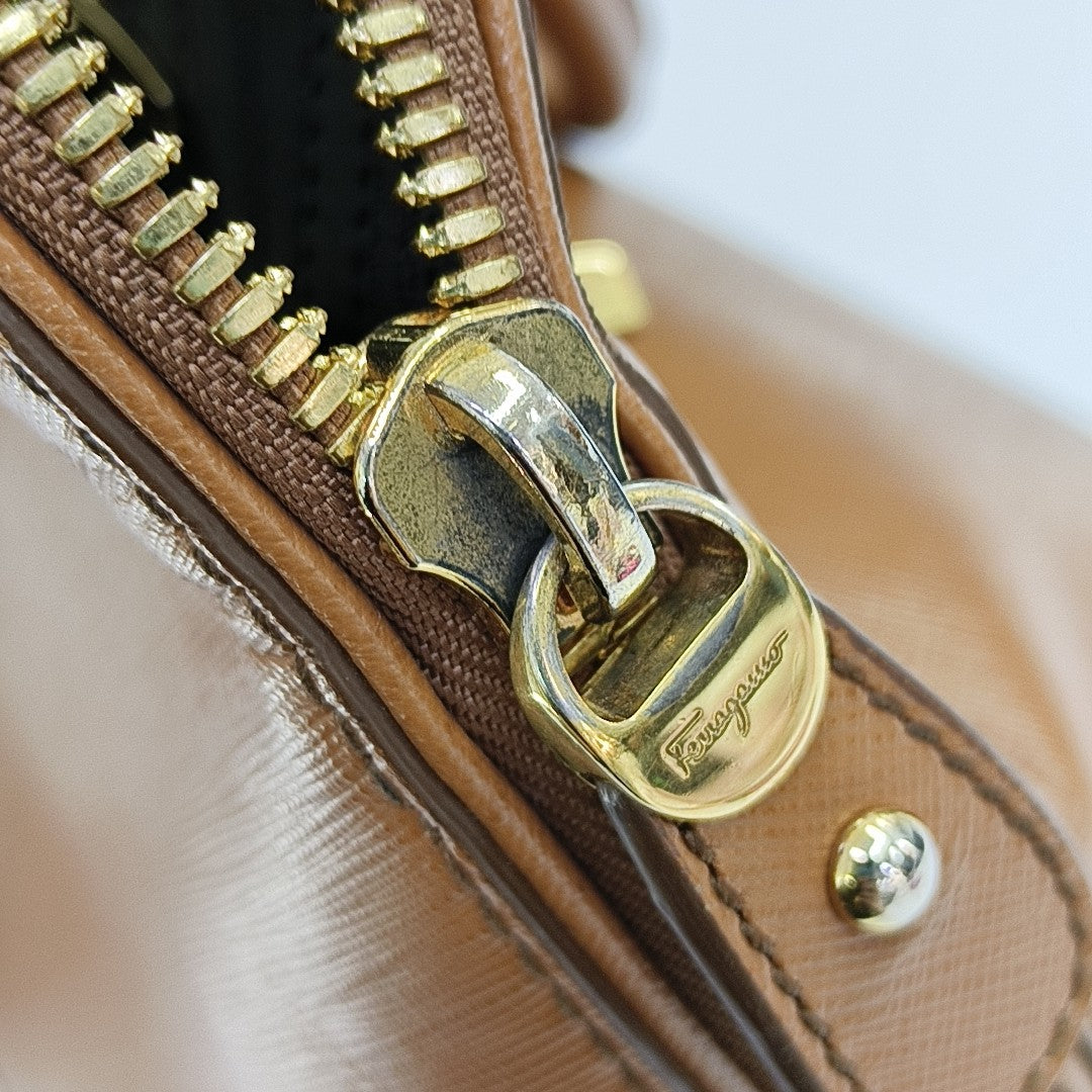 Darina Calfskin Brown