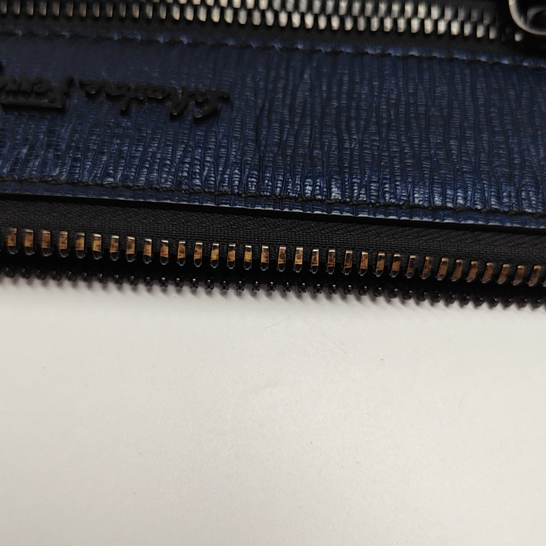 Calfskin Clutch Blue