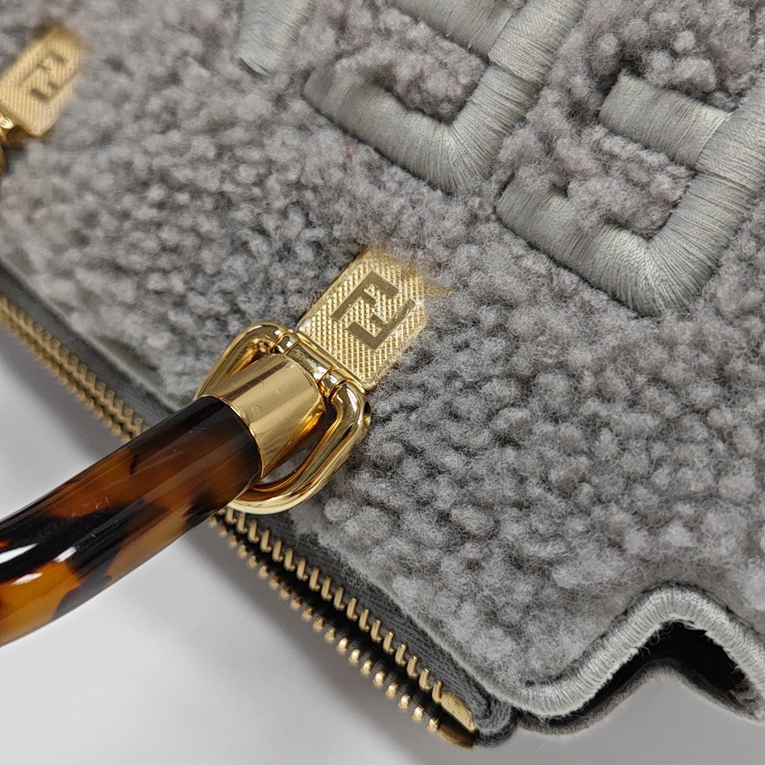 By The Way Mini Quilted Fabric Gray