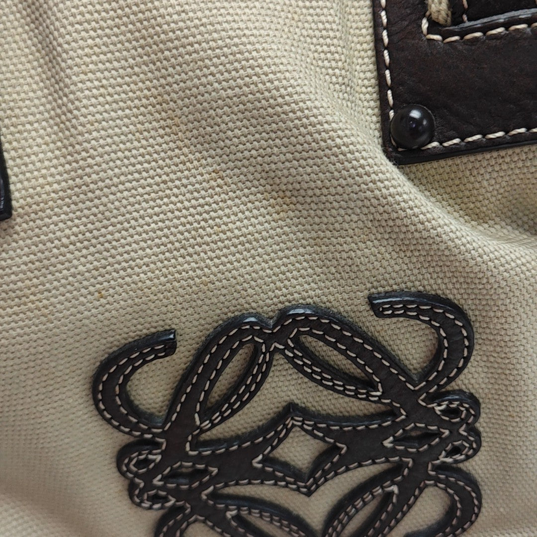 Canvas Shoulder Bag Beige