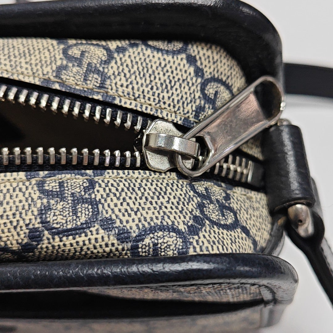 GG Supreme Mini Monogram Coated Canvas Beige