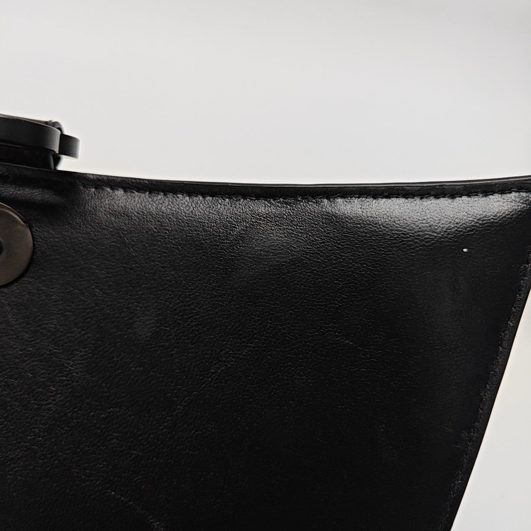 Hourglass Small Calfskin Black