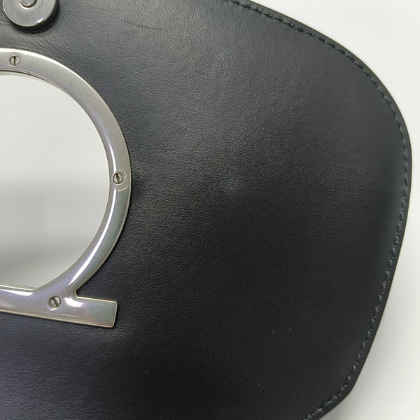 Gancini Lambskin Silver