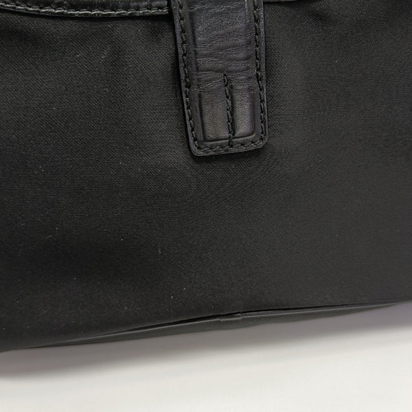 Nylon Shoulder Bag Black