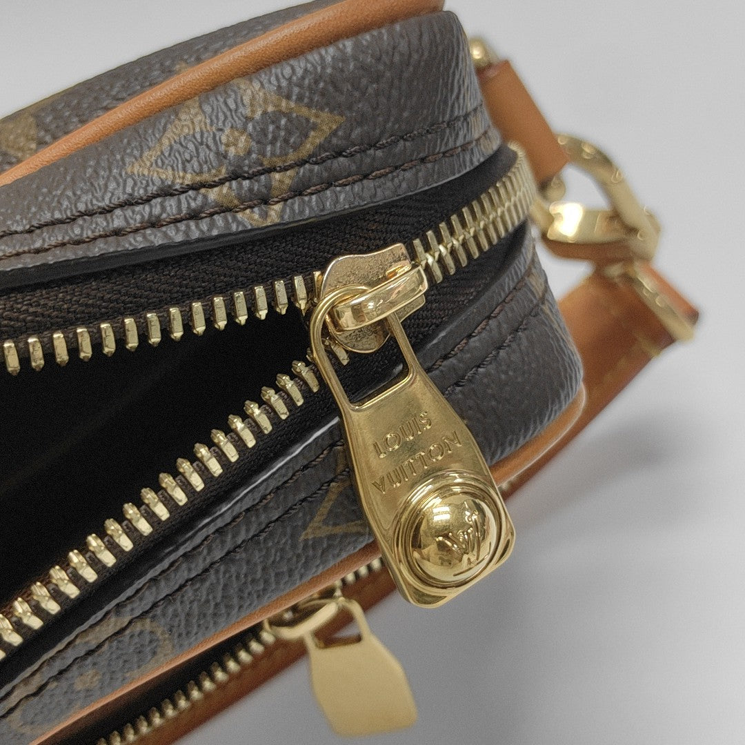 NIL Monogram Coated Canvas Brown