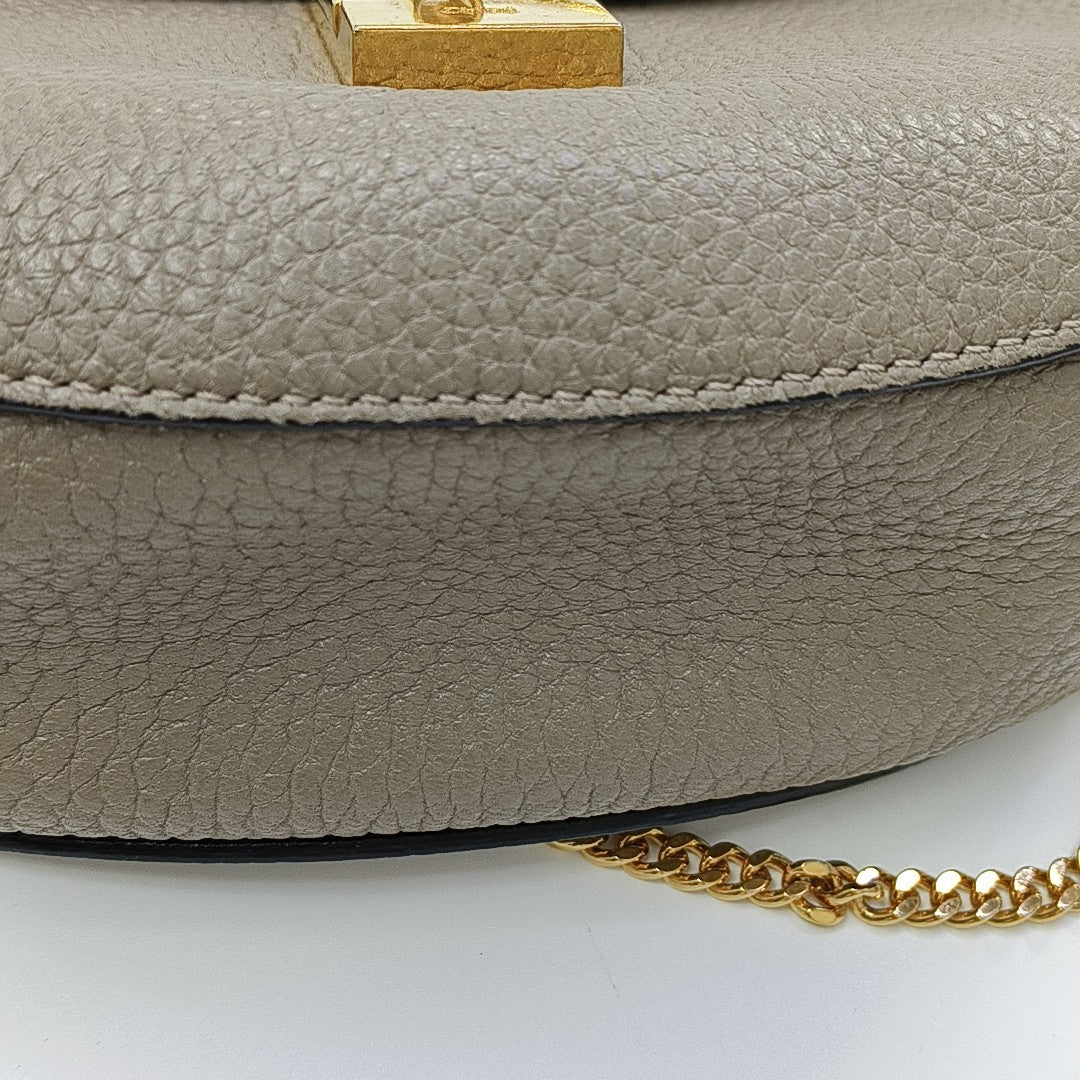 Drew Mini Calfskin Gray