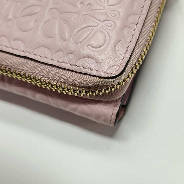 Monogram Lambskin Wallet Pink