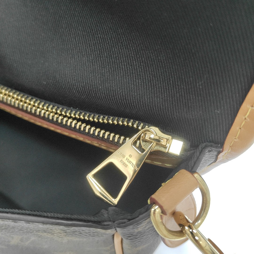 DIANE Monogram Coated Canvas Brown