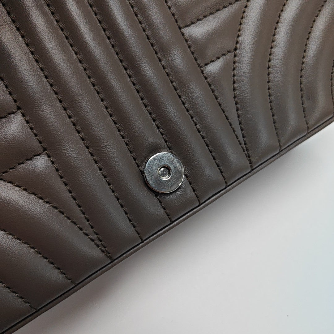 Diagramme Quilted Calfskin Gray