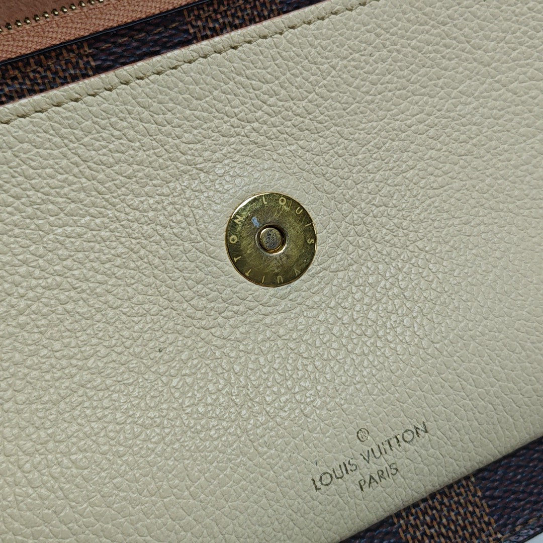 VAVIN Damier Ebene Coated Canvas Brown