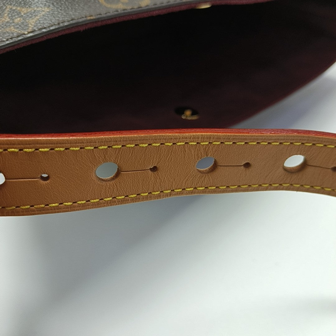 ALL IN Monogram Coated Canvas Brown