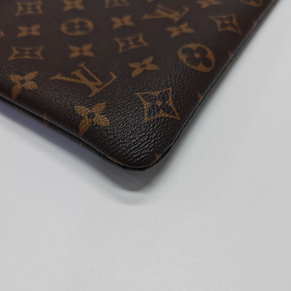 DAILY Monogram Coated Canvas Brown