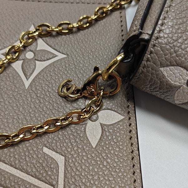 FÉLICIE Monogram Calfskin Gray