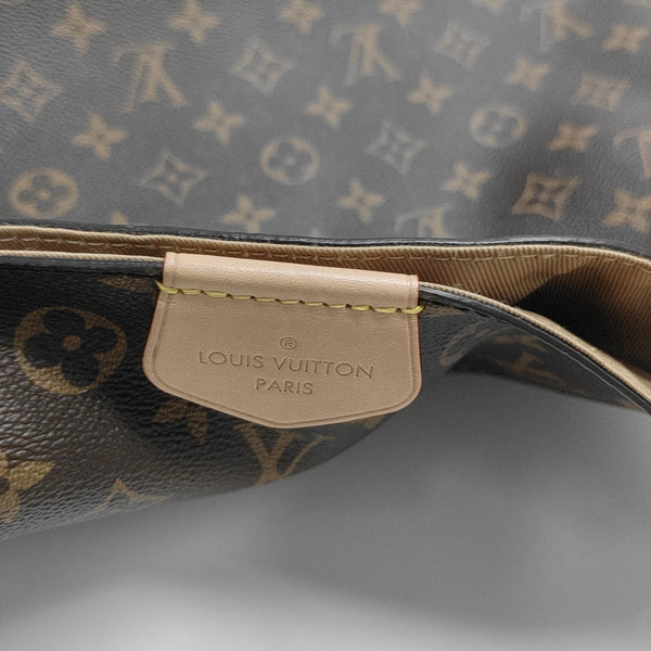 GRACEFUL MM Monogram Coated Canvas Brown
