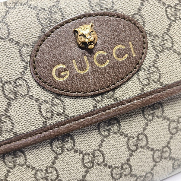 Neo Vintage Monogram Coated Canvas Beige