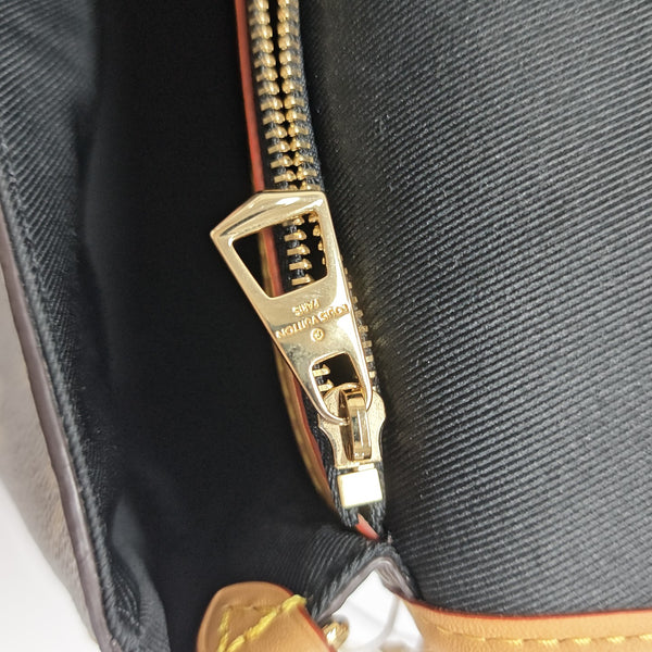 DIANE Monogram Coated Canvas Brown