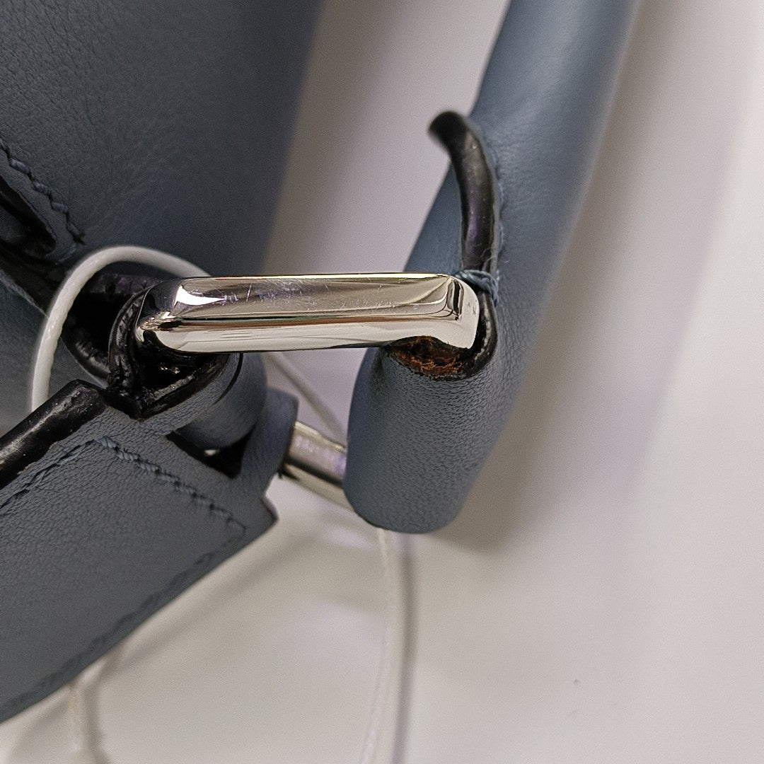 Puzzle Small Calfskin Blue
