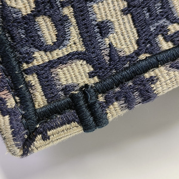 Book Tote Medium Oblique Canvas Blue