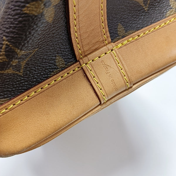 NOÉ BB Monogram Coated Canvas Brown
