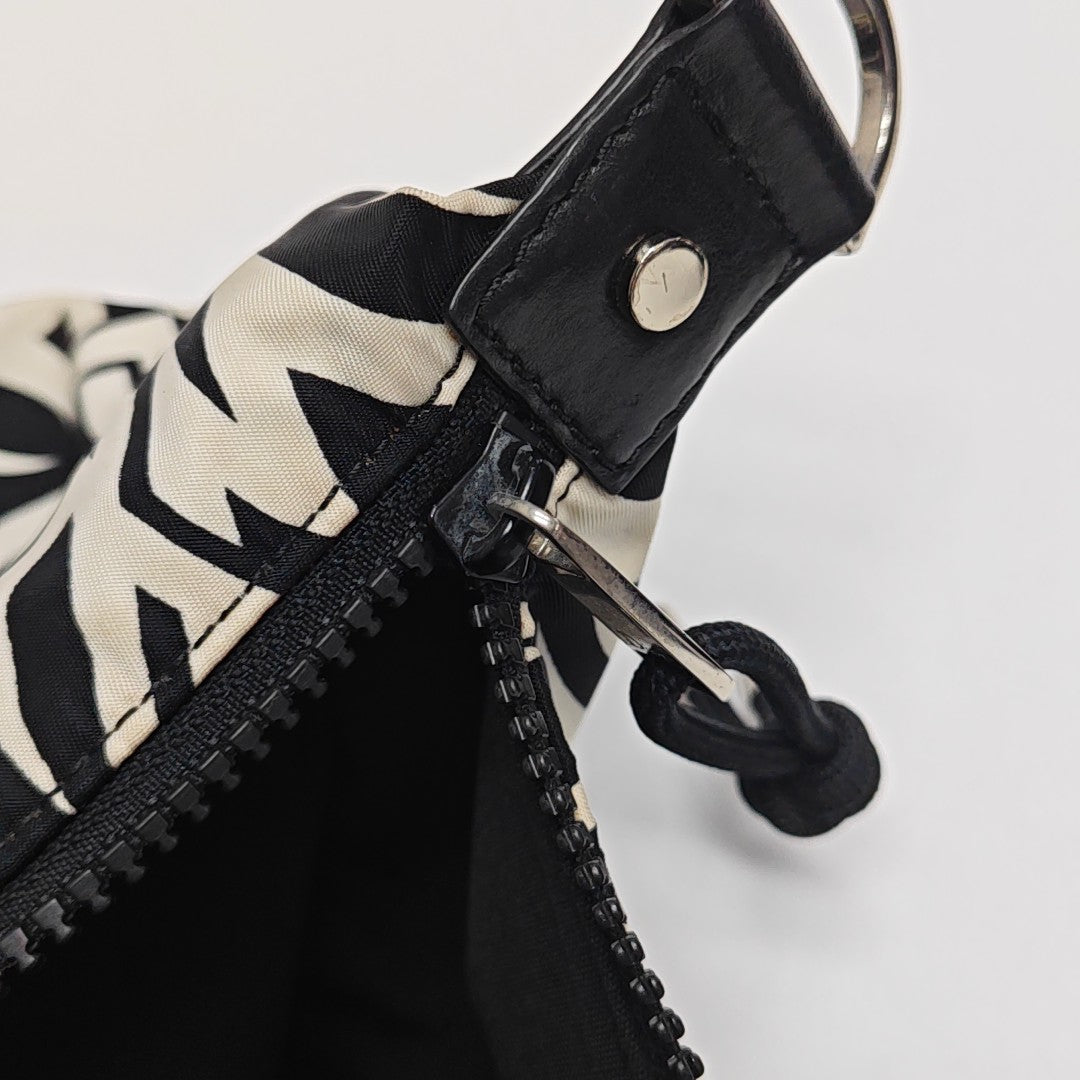 Fabric Shoulder Bag Black