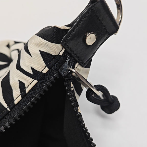 Fabric Shoulder Bag Black