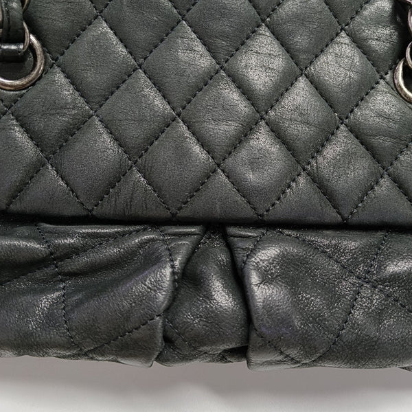 IRIDESCENT Quilted Calfskin Gray