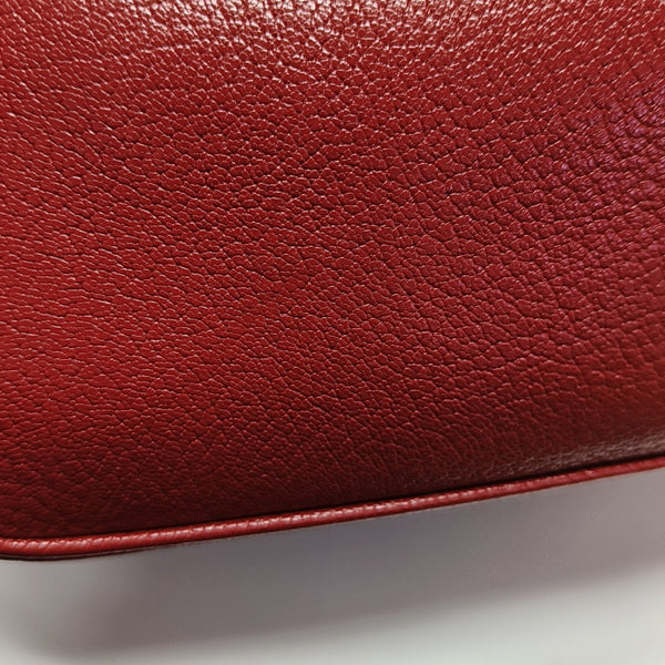 Calfskin Shoulder Bag Red