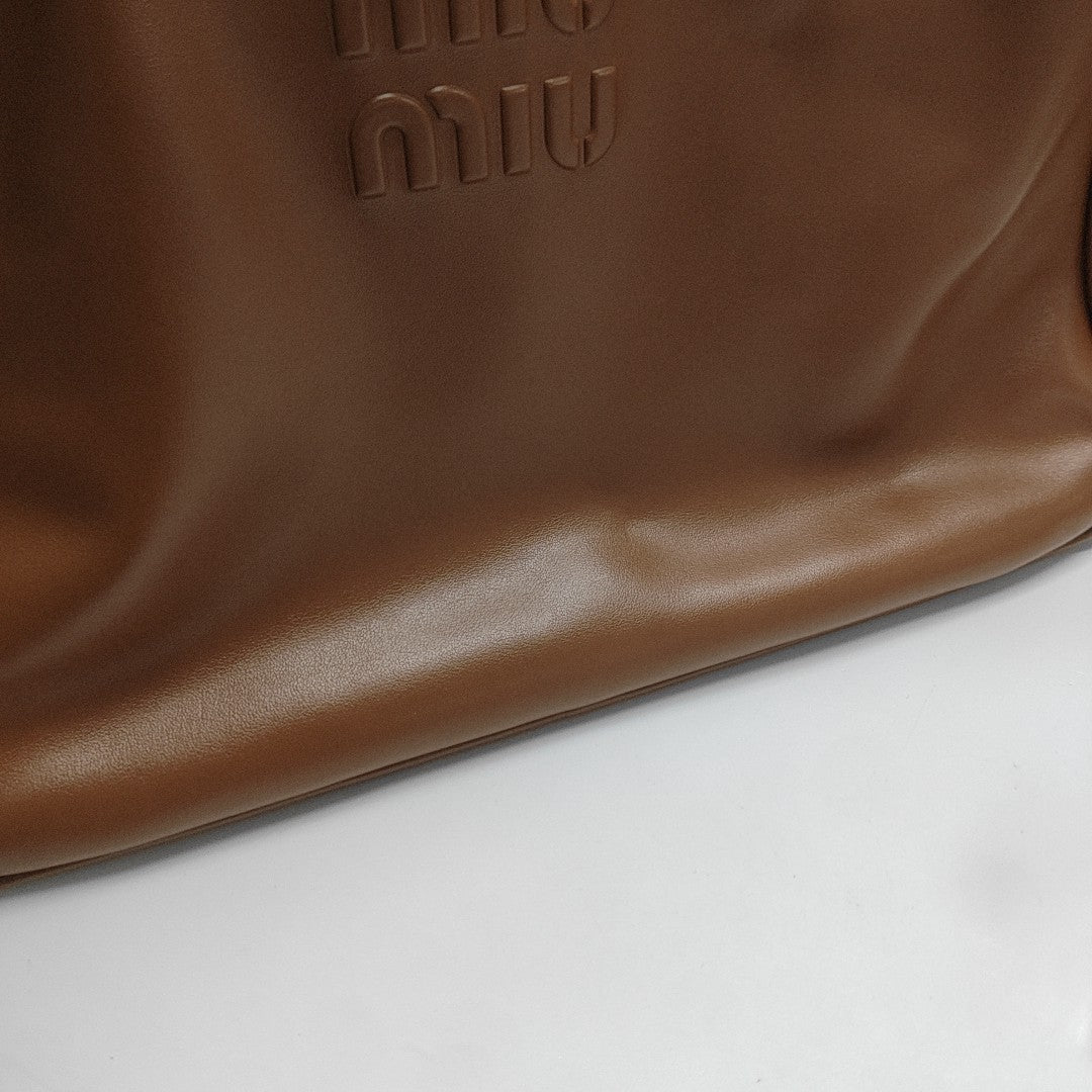 Beau Large Calfskin Brown