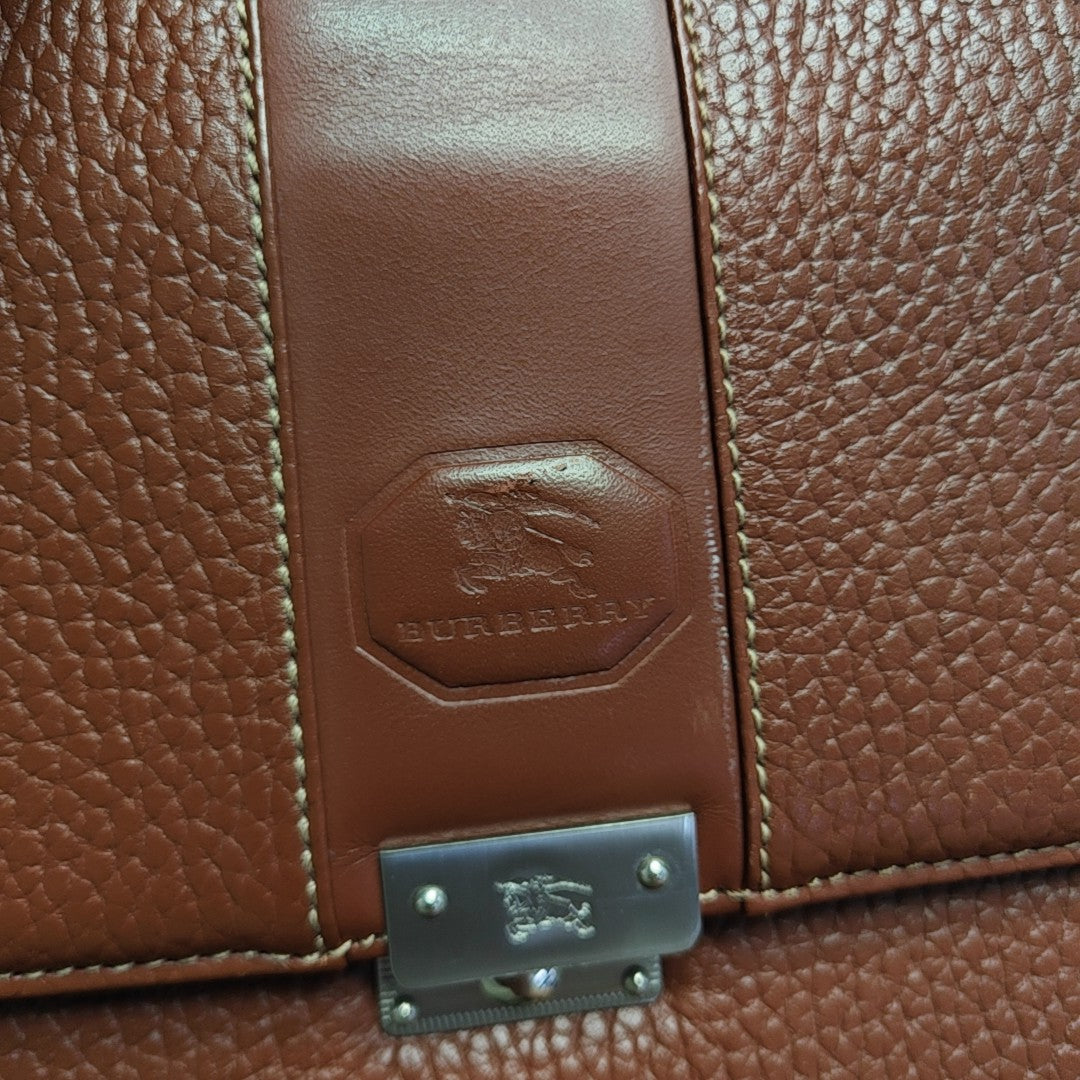 Calfskin Shoulder Bag Brown
