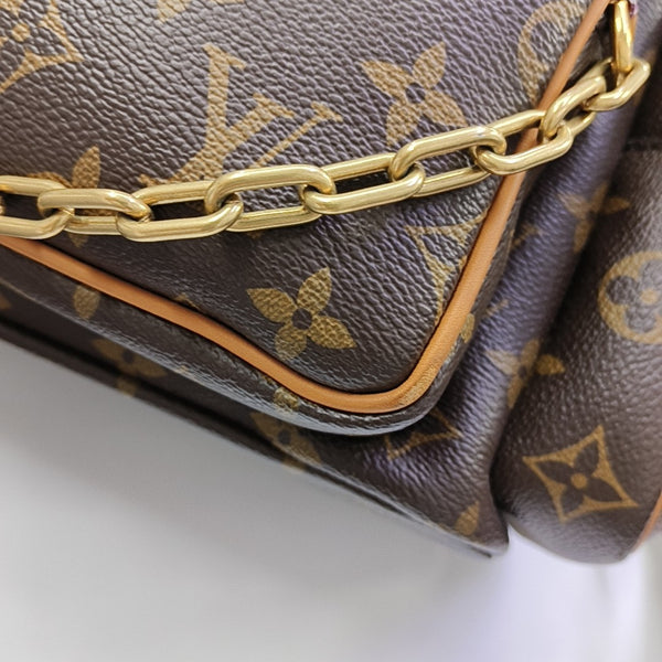 TRIO Monogram Coated Canvas Brown