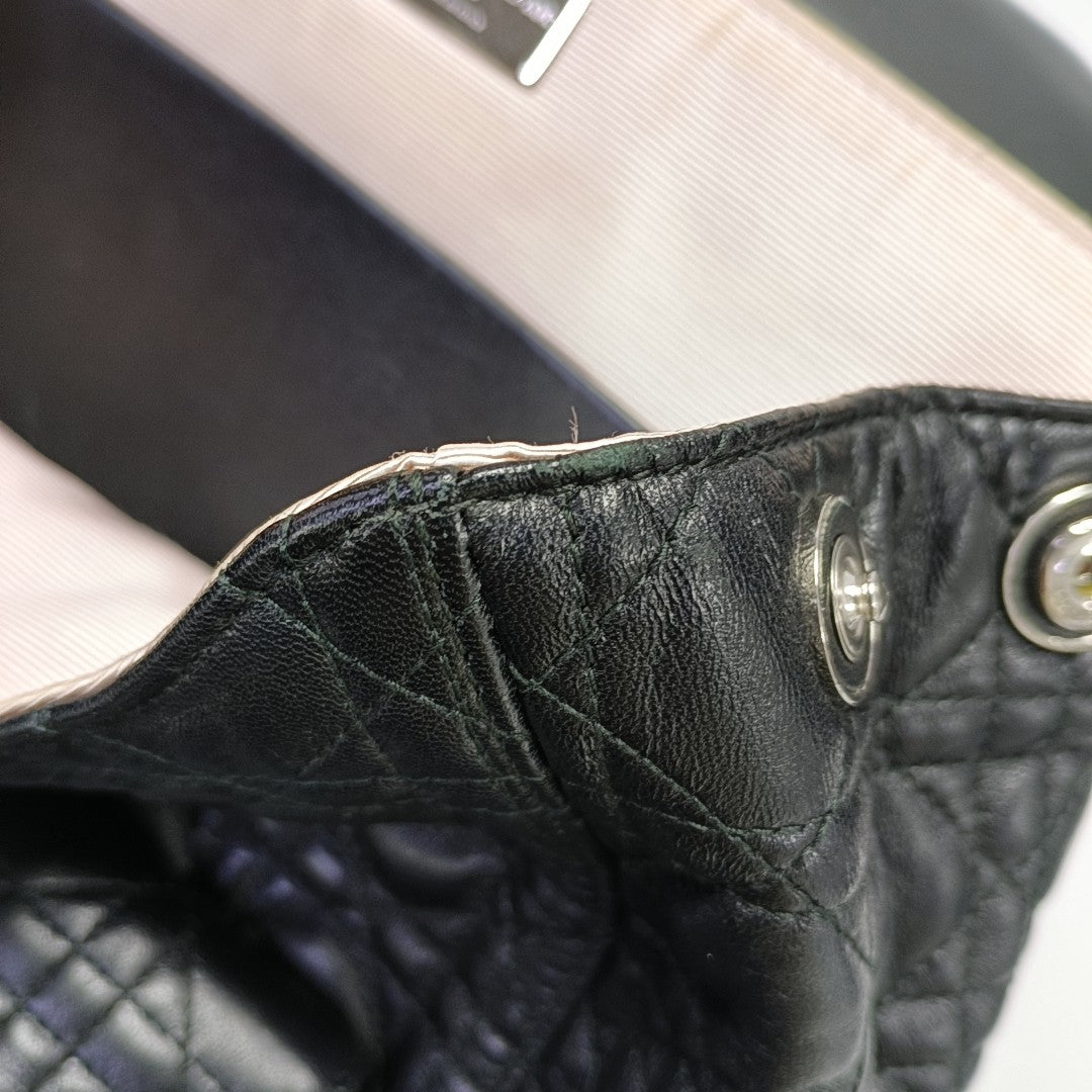 Stardust Cannage Lambskin Black