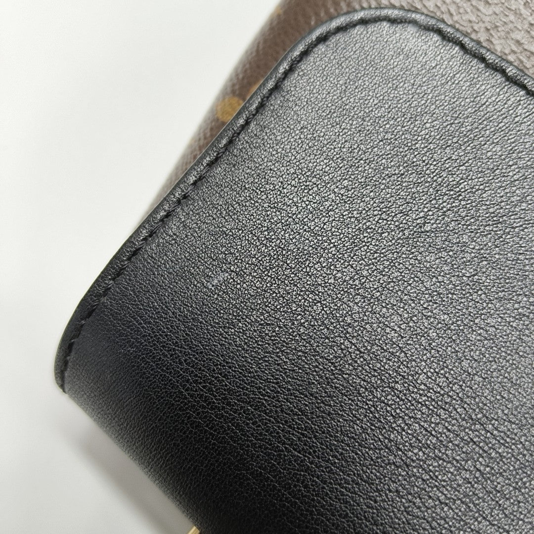 LOCKY BB Monogram Coated Canvas Brown