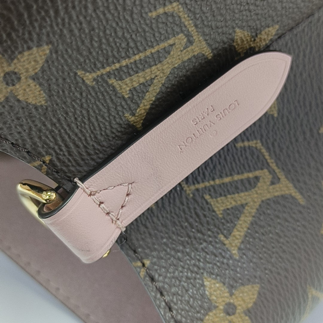 NÉONOÉ MM Monogram Coated Canvas Brown