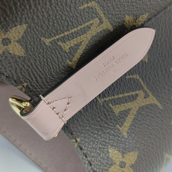 NÉONOÉ MM Monogram Coated Canvas Brown