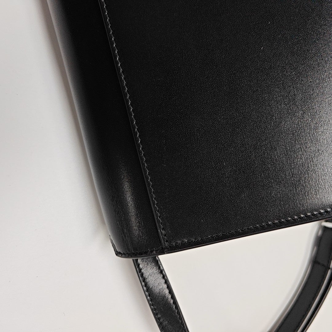 Calfskin Shoulder Bag Black