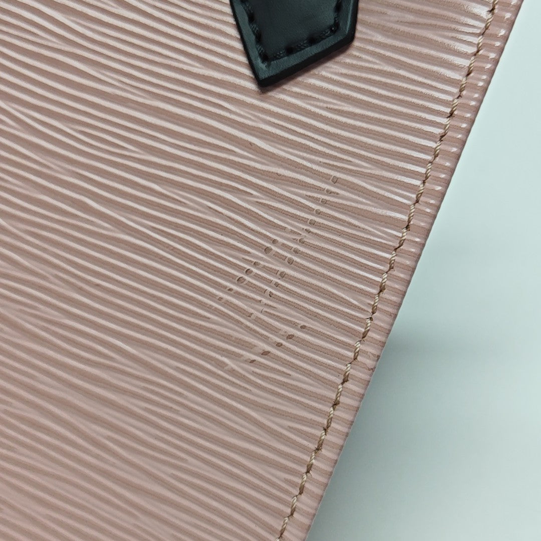 SAC PLAT Mini Epi Pink