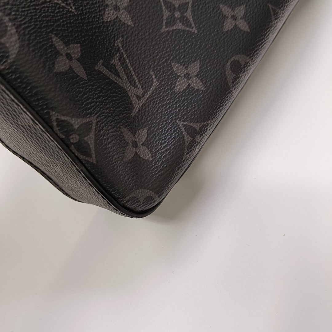 TRIO Monogram Coated Canvas Gray
