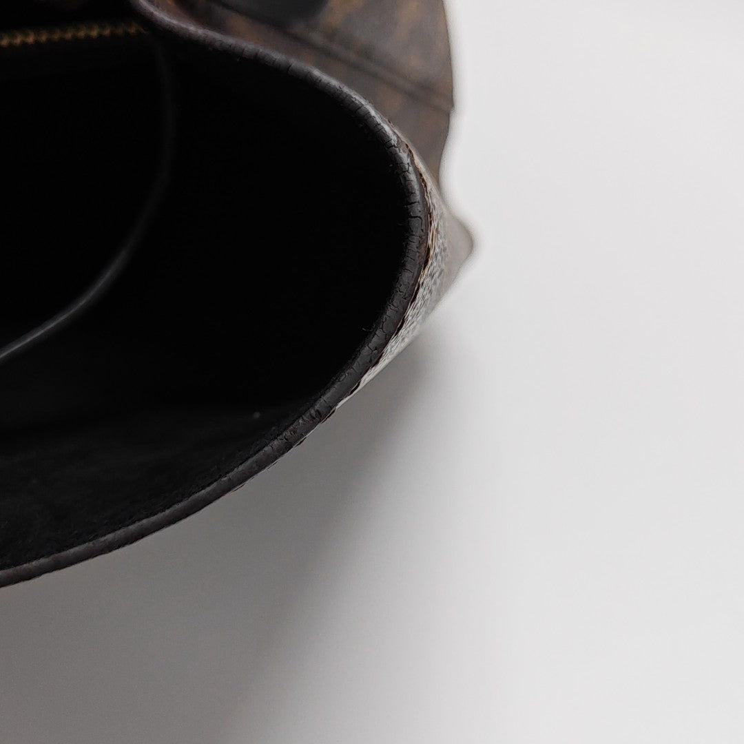 NÉONOÉ MM Monogram Coated Canvas Brown