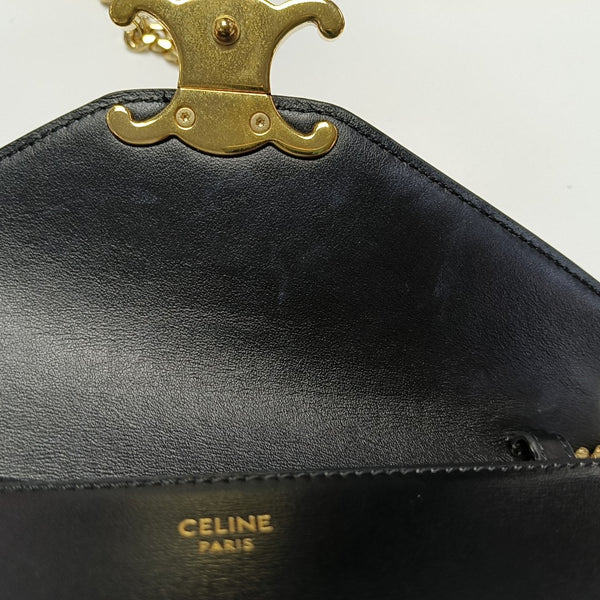 Calfskin Shoulder Bag Black