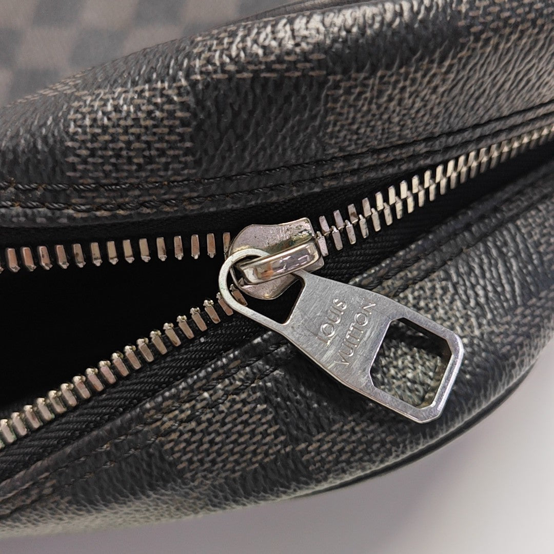 DAYTON MM Damier Graphite Coated Canvas Gray