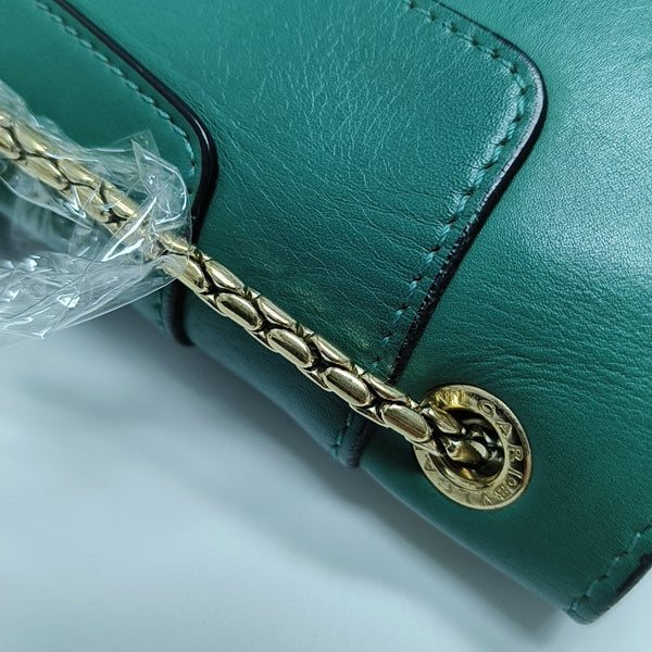 SERPENTI FOREVER Medium Calfskin Green