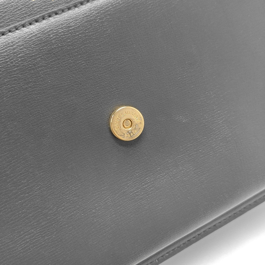SUNSET Small Calfskin Gray