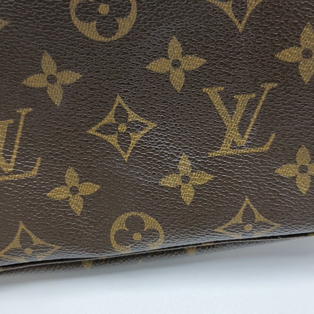 ACCESSOIRES MM Monogram Coated Canvas Brown