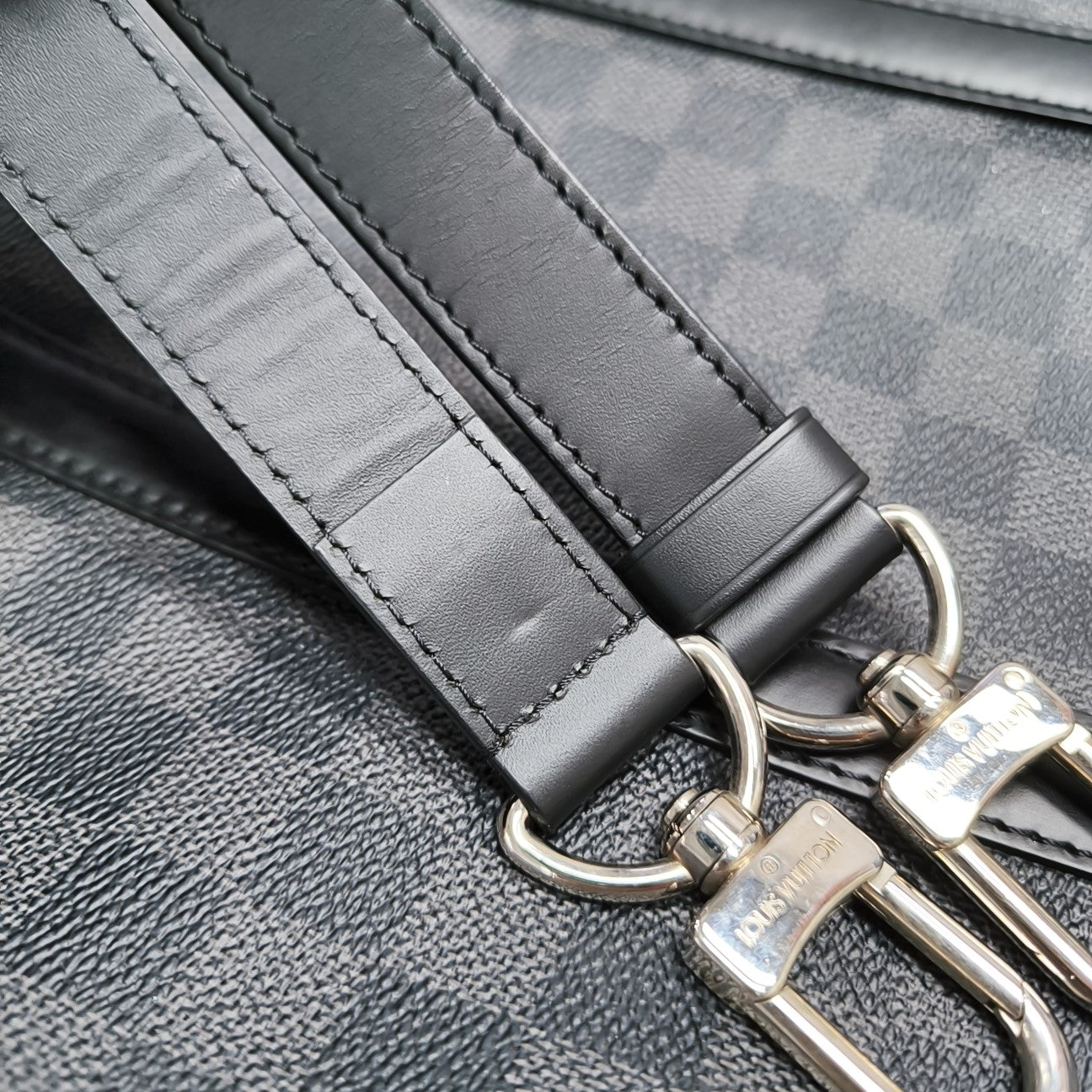 PORTE-DOCUMENTS PM Damier Graphite Coated Canvas Black