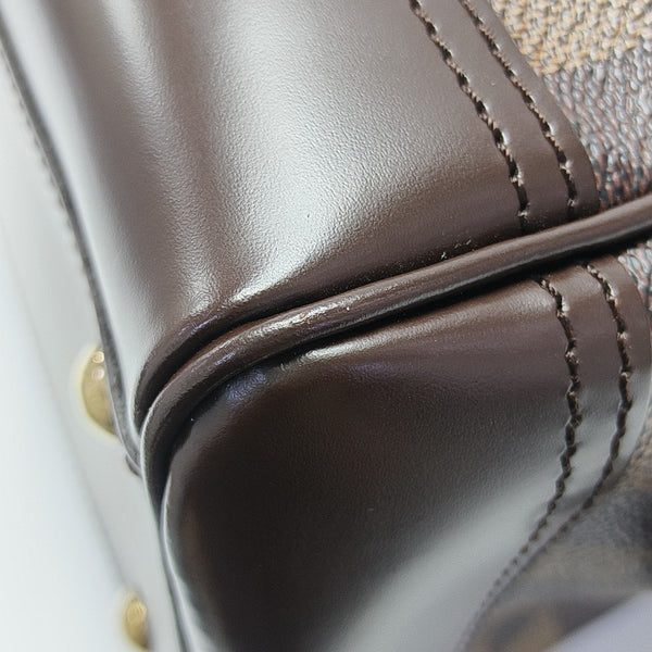 KNIGHTSBRIDGE Damier Ebene Coated Canvas Brown